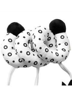 Generic Baby crib hanging around the bed toy baby stroller black and white animal with bell bed bell doll ready for sale  - Image 2