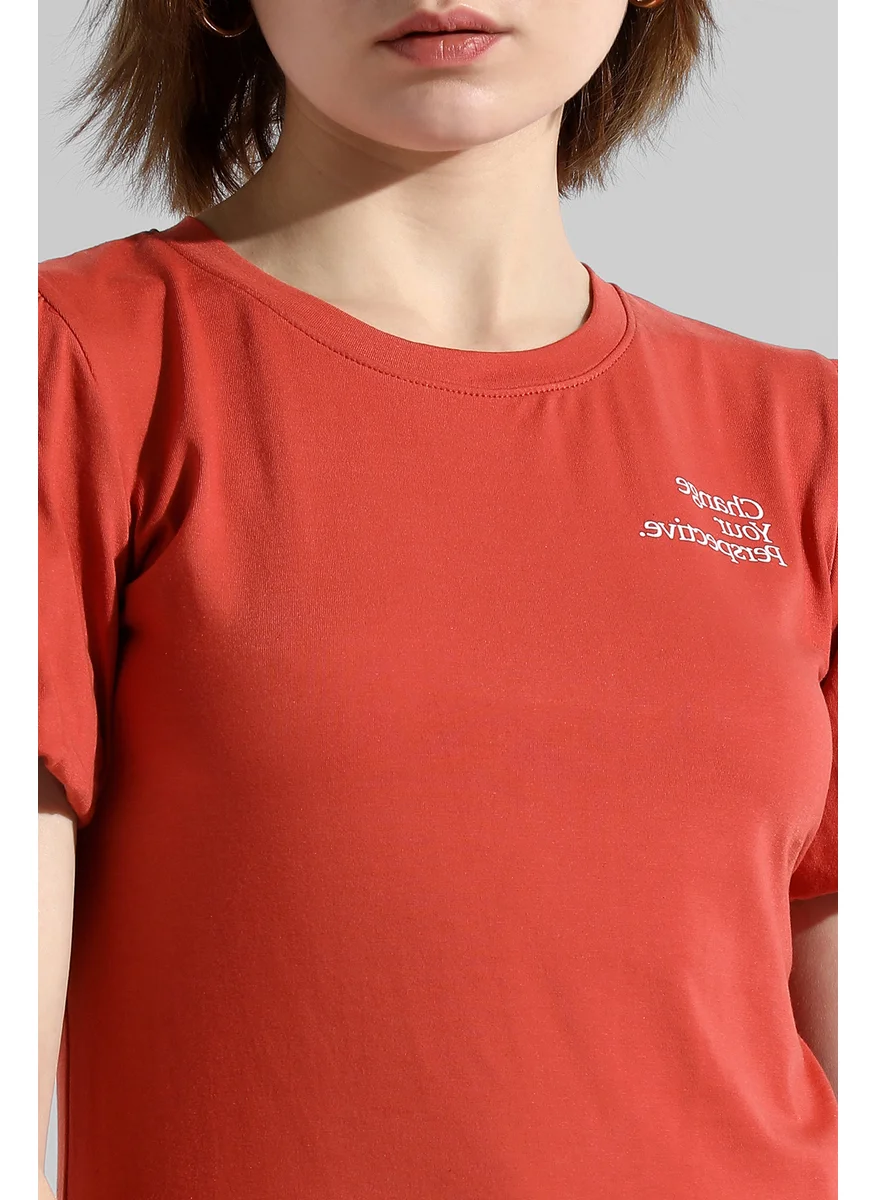 كامبوس سوترا Women's Red Change Yor Perspective Top