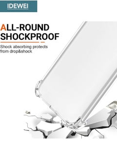 IDEWEI HUAWEI Nova Y71/Y70 Case, Designed for Huawei Nova Y71/Y70 Case, Nova Y71/Y70 Cover with Four Corner Anti-Fall Airbags, Slim TPU Rubber Soft Silicone Back Cover for HUAWEI Nova Y71/Y70 4G (Clear)  - Image 4