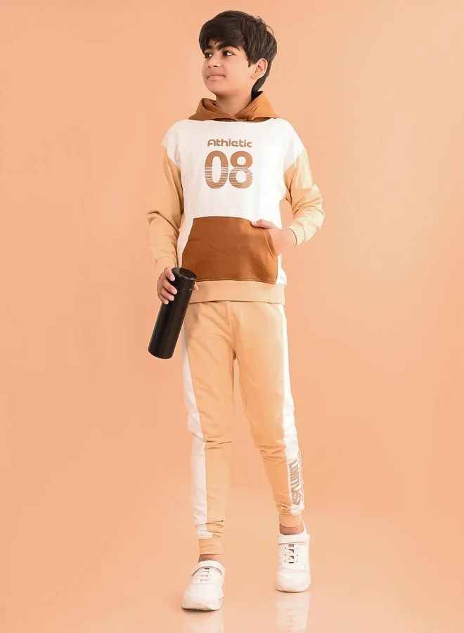 ليل بيكس طقم سويت شيرت وبنطلون رياضي سادة