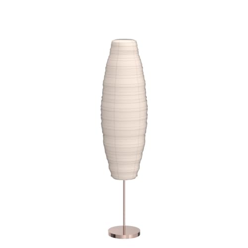 LIGHTACCENTS 59-Inch Rice Paper Floor Lamp – Japanese-Style Lantern with White Paper Shade, Modern Standing Lamp for Living Room, Bedroom, Office, Soft Ambient Lighting for Home Décor - Image 4