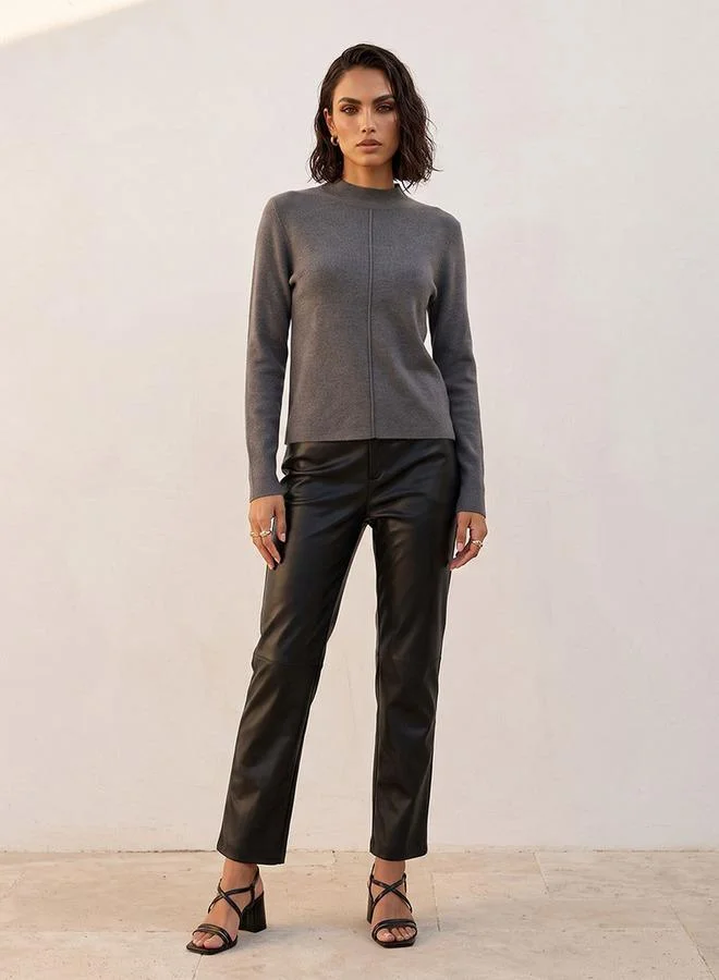Splash FAV Smart Textured Crew Neck Sweater