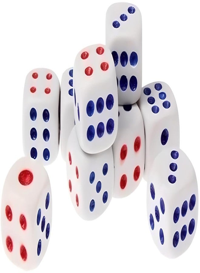 TARINI 14 mm Classic Dice Pack of 20 Pieces (White),Suitable for a Wide Range of Games and Activities, from Family Game Nights to Classroom Learning. - Image 1