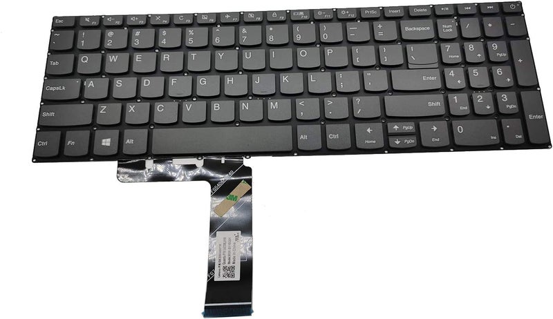 Wefly Laptop Keyboard Compatible For Lenovo Ideapad 320-15, 320-15Ikb, 320-15Abr Grey (Us Layout), Wired - Image 5