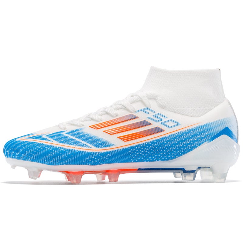 F50 Unisex Football Shoes – High Top Anti-Slip Rubber Cleats for Adults - Image 1