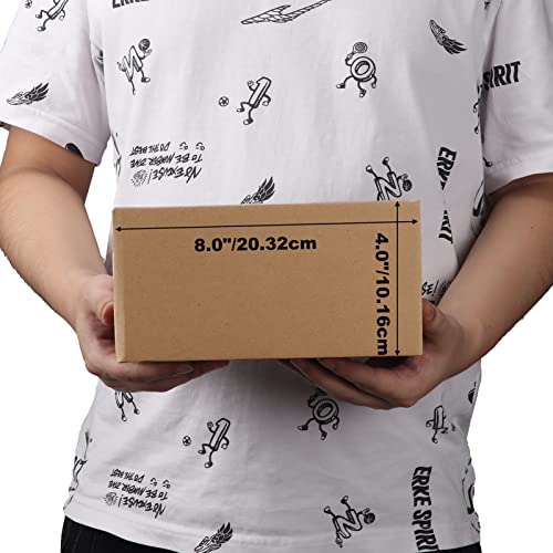 EdenseeLake 40 Pack 8x6x4 inches Shipping Boxes Small Cardboard Boxes for Packing, Moving, Mailing, Brown - Image 5