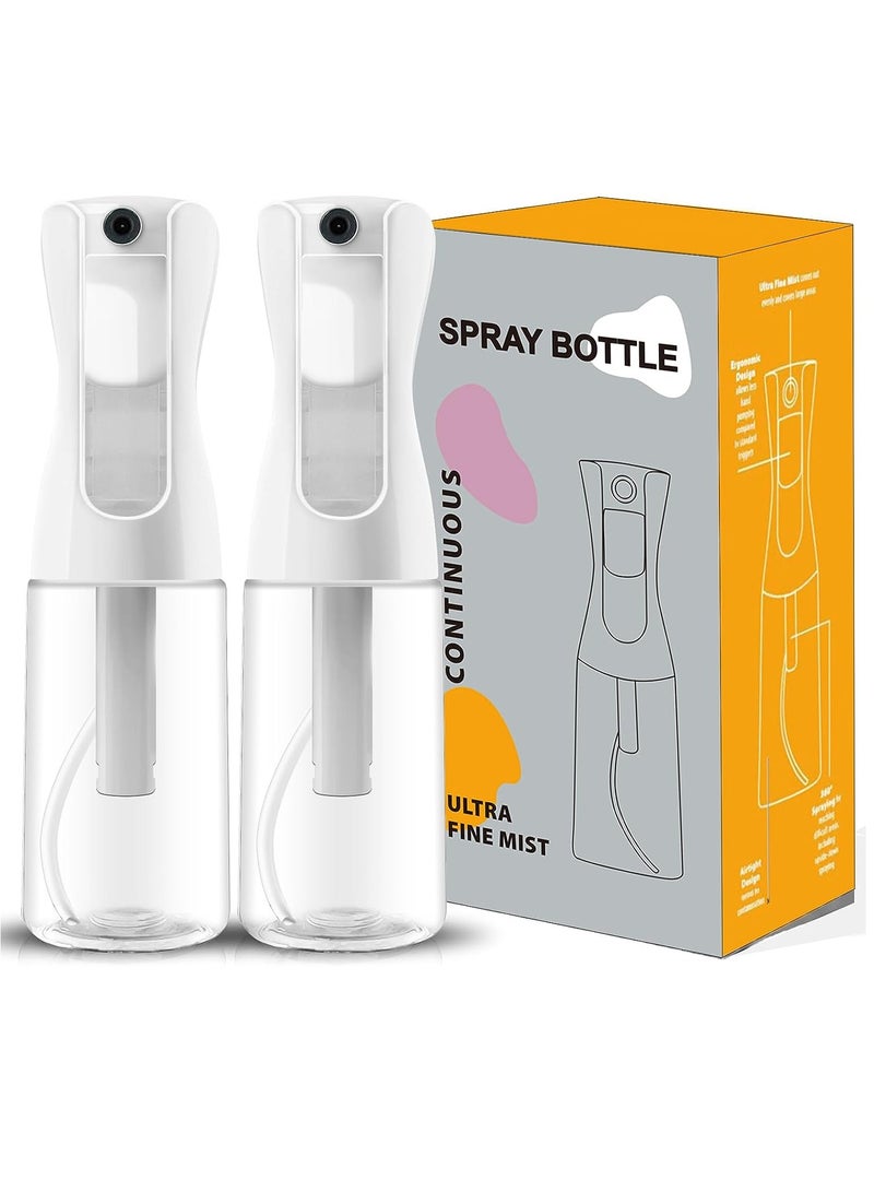 general Spray Bottles for Hair,Ontinuous  Ultra Fine Mist Sprayer,200ml,6.8oz, 2Pack,Refillable Water Mister for Cleaning,Hairstyling, Plants, Misting and Skin Care Clear - Image 1