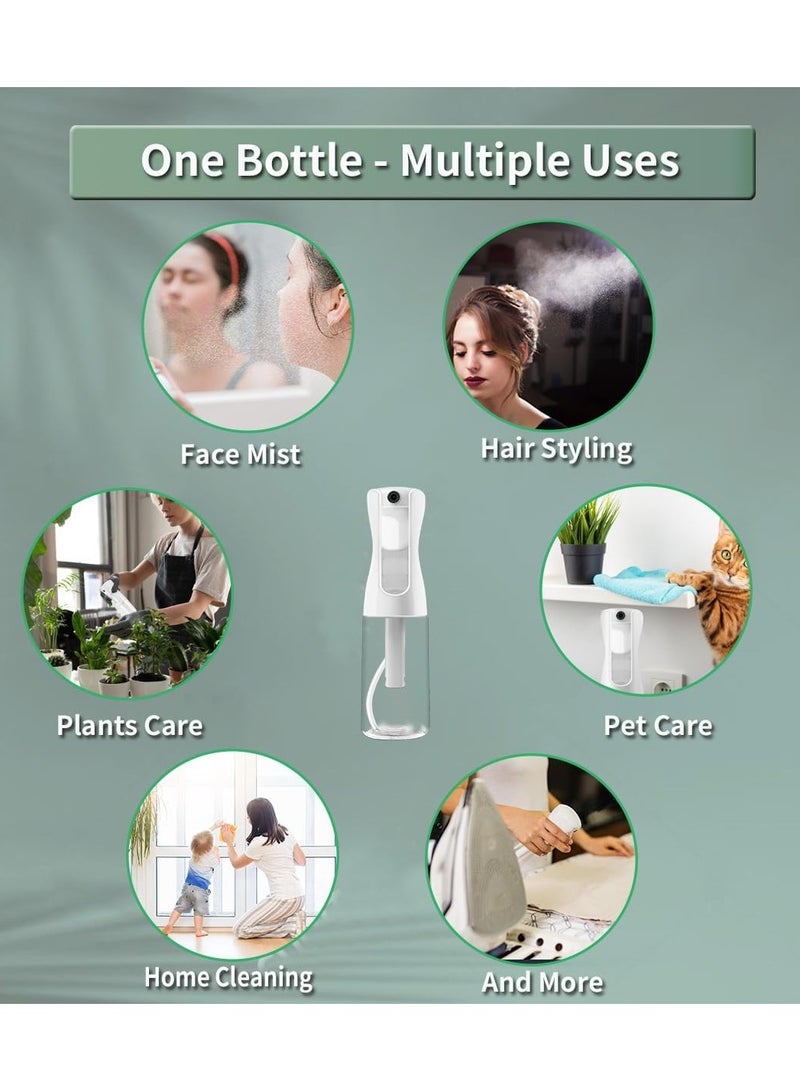 general Spray Bottles for Hair,Ontinuous  Ultra Fine Mist Sprayer,200ml,6.8oz, 2Pack,Refillable Water Mister for Cleaning,Hairstyling, Plants, Misting and Skin Care Clear - Image 5
