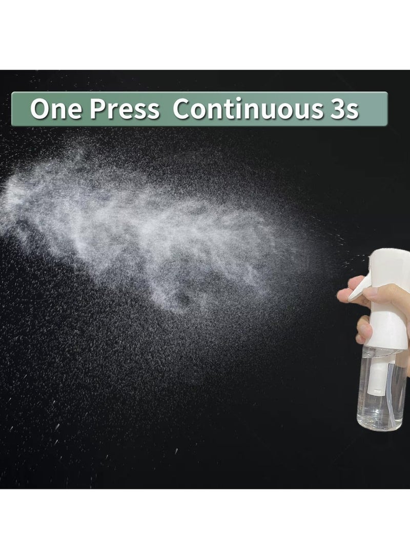 general Spray Bottles for Hair,Ontinuous  Ultra Fine Mist Sprayer,200ml,6.8oz, 2Pack,Refillable Water Mister for Cleaning,Hairstyling, Plants, Misting and Skin Care Clear - Image 2