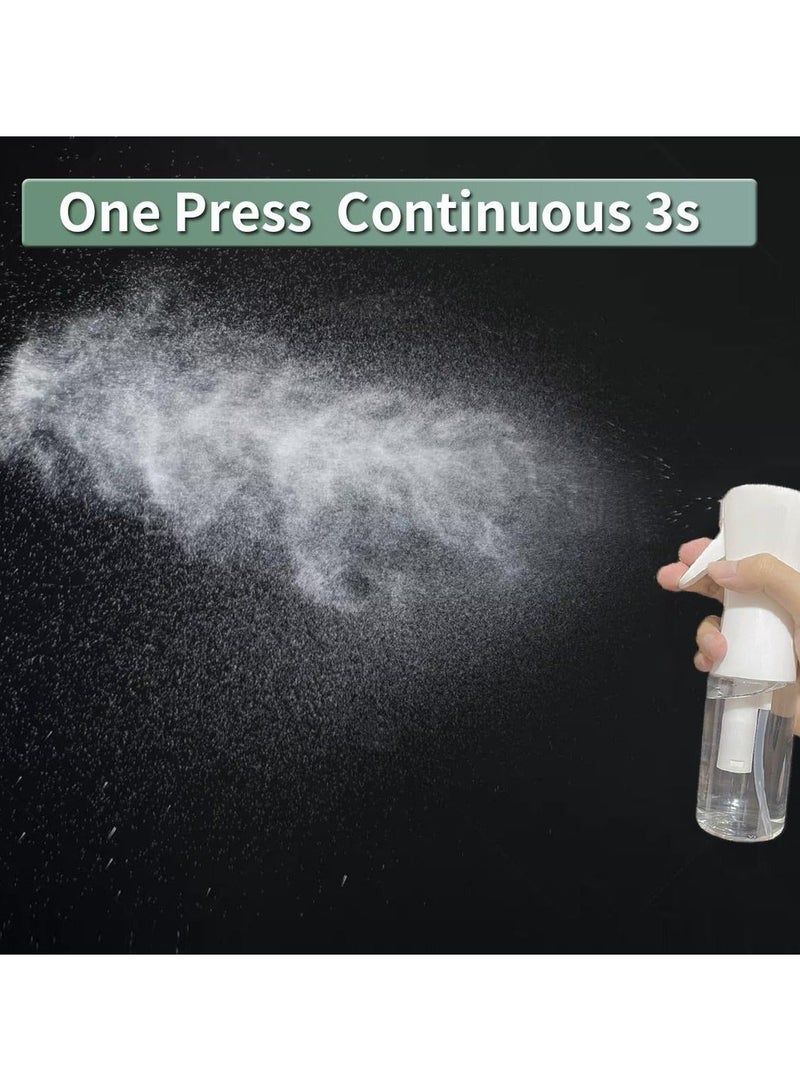 general Spray Bottles for Hair,Ontinuous  Ultra Fine Mist Sprayer,200ml,6.8oz, 2Pack,Refillable Water Mister for Cleaning,Hairstyling, Plants, Misting and Skin Care Clear - Image 2