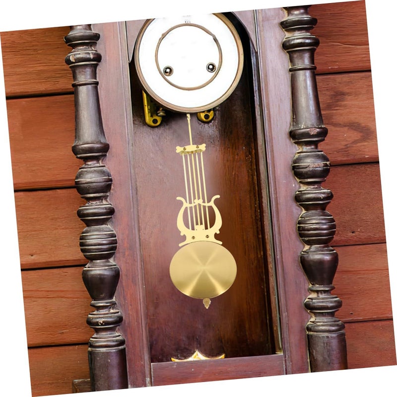 2 Pack Pendulum for Wall Clock Replacement Parts Golden Suitable for Various Styles Easy Installation Home Decor - Image 4