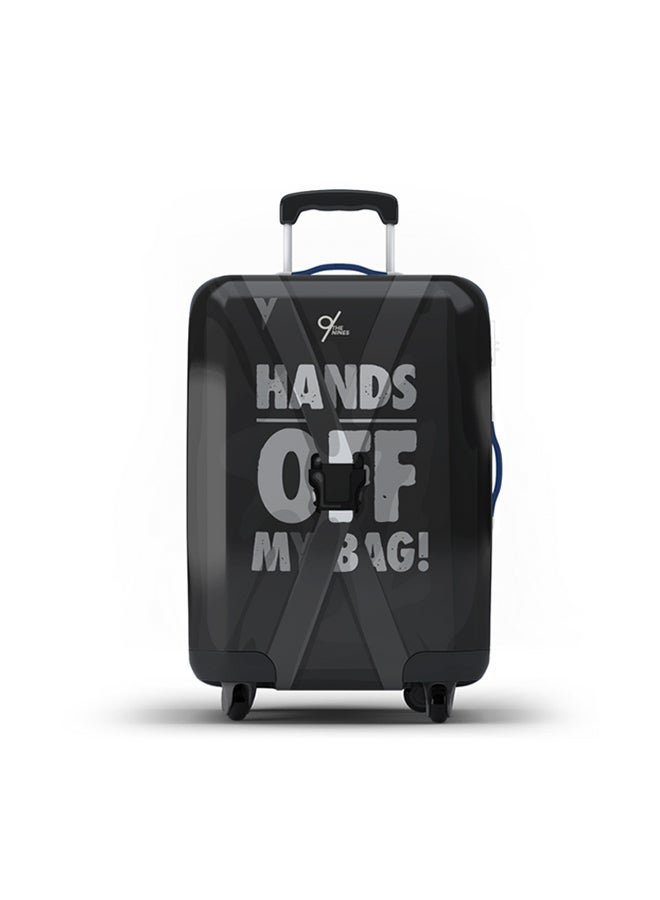 THE NINES LUGGAGE COVER "HANDS OFF" -M (22-24 inch)