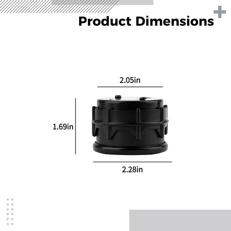 12V Car Water Temp Gauge, 52 Mm Led, Real-Time Display, Easy Install, Universal Fit, Black - Image 4