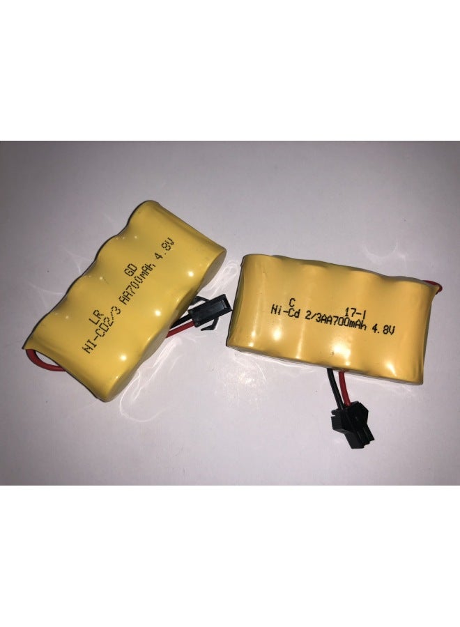 Accessories 3.7V Rechargeable Lithium Battery 4.8V Nickel Chromium Battery 3.7V USB Charging Cable-Color:18650 Lithium Battery  - Image 4