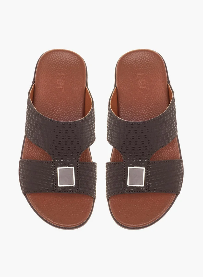 LBL by Shoexpress Textured Slip-On Arabic Sandals