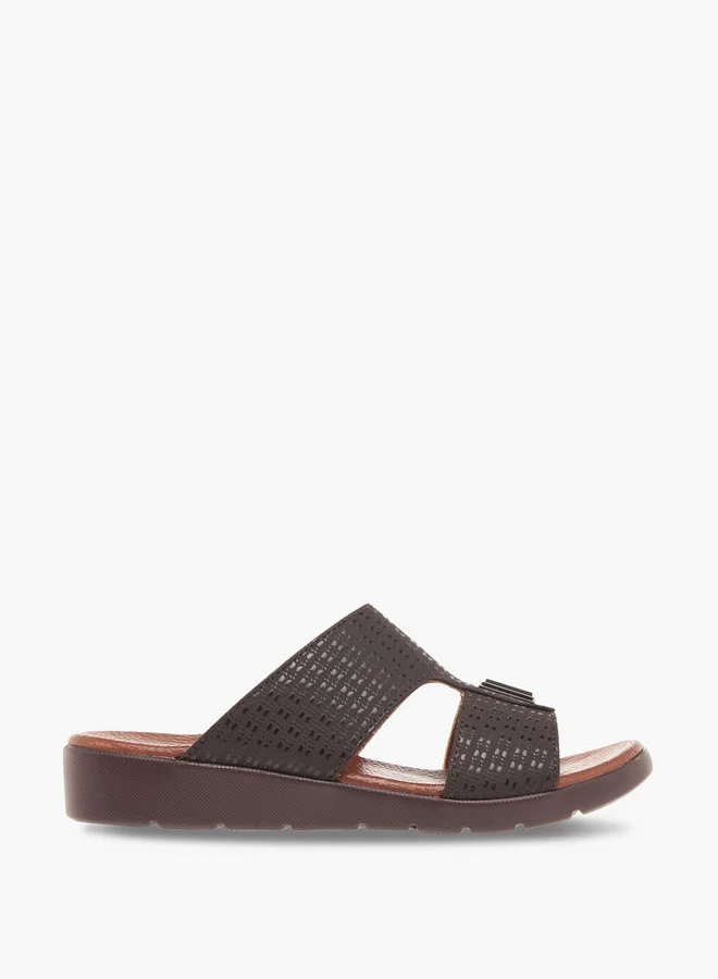 LBL by Shoexpress Textured Slip-On Arabic Sandals