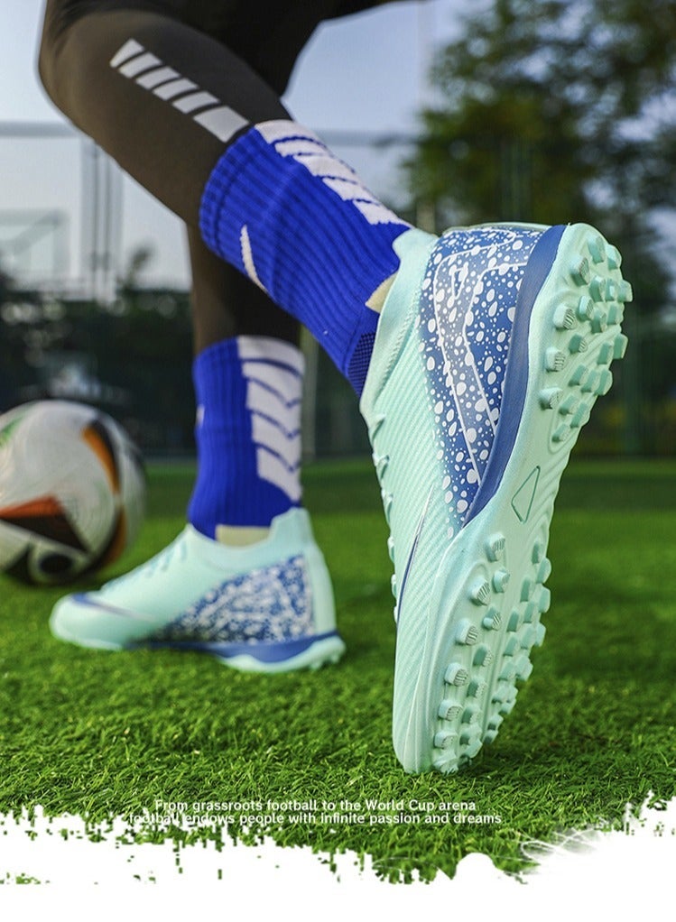 SKT Shiketro Low-Top Football Shoes For Men And Women, Broken Nail Shoes, Long Nails, Non-Slip Adult Grass Professional Training Shoes, Outdoor Breathable Sports Shoes, Track And Field Running Mesh Shoes  - Image 2
