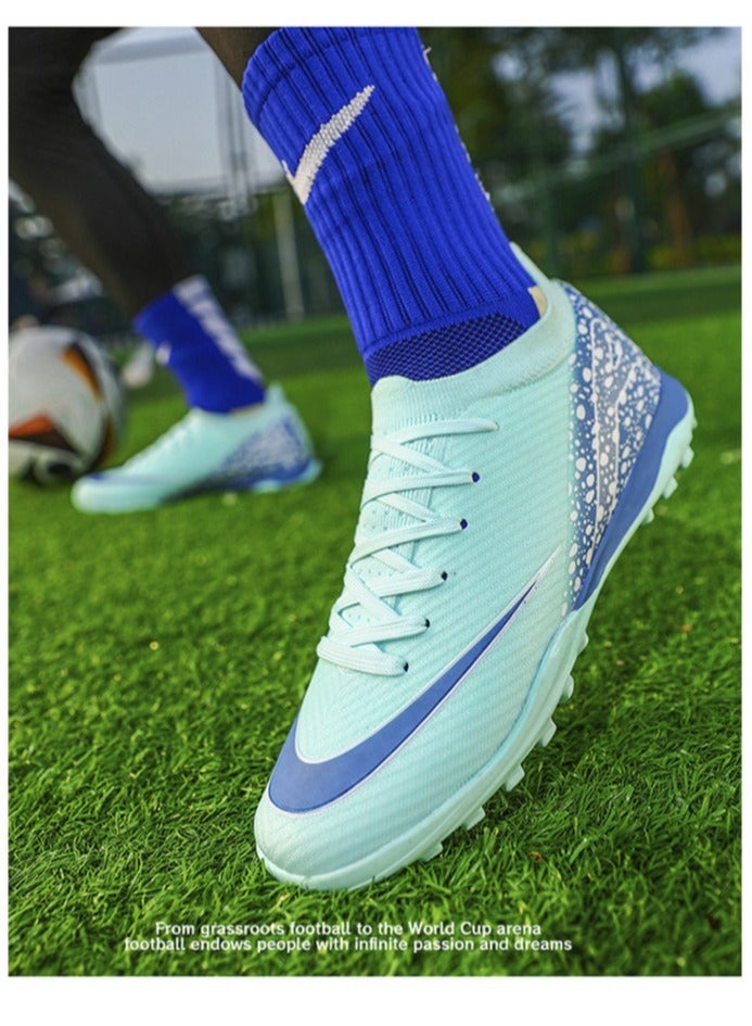 SKT Shiketro Low-Top Football Shoes For Men And Women, Broken Nail Shoes, Long Nails, Non-Slip Adult Grass Professional Training Shoes, Outdoor Breathable Sports Shoes, Track And Field Running Mesh Shoes  - Image 3