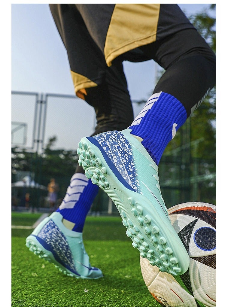 SKT Shiketro Low-Top Football Shoes For Men And Women, Broken Nail Shoes, Long Nails, Non-Slip Adult Grass Professional Training Shoes, Outdoor Breathable Sports Shoes, Track And Field Running Mesh Shoes  - Image 4