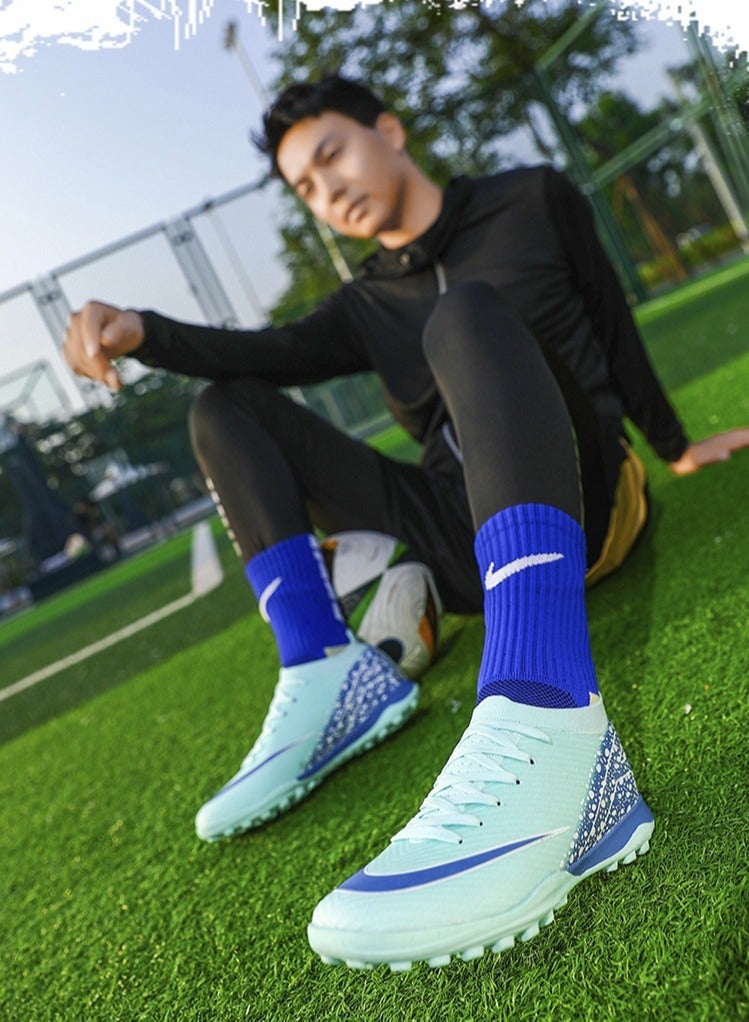 SKT Shiketro Low-Top Football Shoes For Men And Women, Broken Nail Shoes, Long Nails, Non-Slip Adult Grass Professional Training Shoes, Outdoor Breathable Sports Shoes, Track And Field Running Mesh Shoes  - Image 5