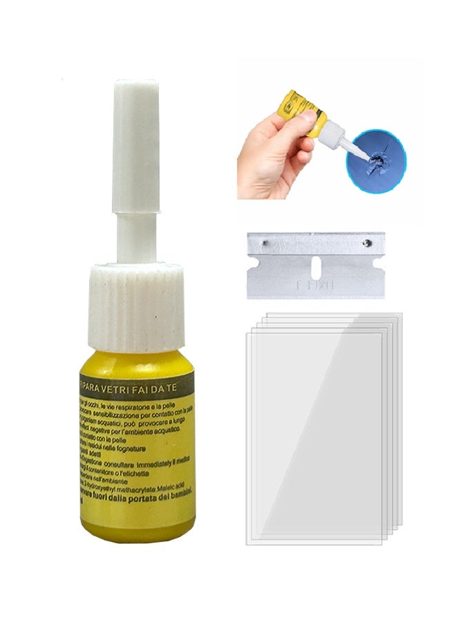 Windshield Repair Kit-Car Glass Repair Fluid,Quick Repair Of Glass Scratches, for Glass Chips and Cracks,Automotive Glass Nano Repair Fluid Car Windshield Repair - Image 1