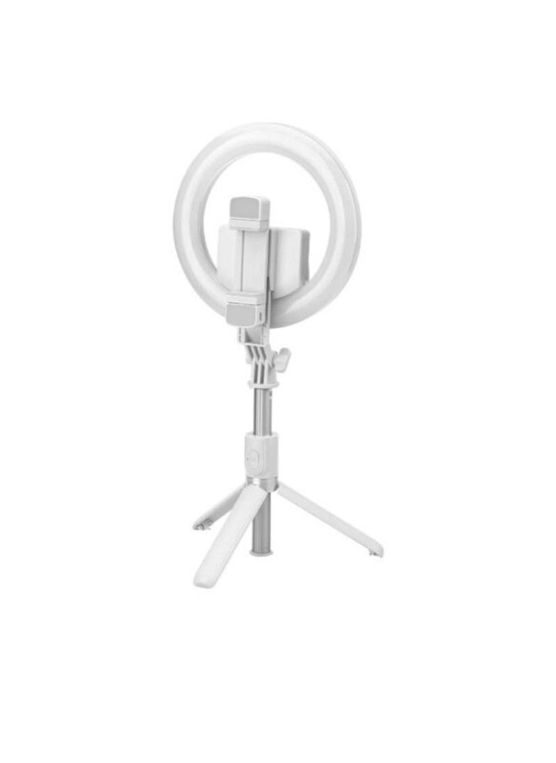 DIGI CORE - 5 Section Tripod Selfie Stick With Remote Phone Tripod Extendable iPad Tripod Stand With Phone Holder Lightweight Camera Tripod For Selfie Video Recording Live Streaming Compatible Tripod - Image 1