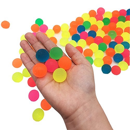 Mydio 100 Pack Bouncy Balls,Assorted Color,Solid Color High Bouncing Balls for Kids Playtime and Prize - Image 1