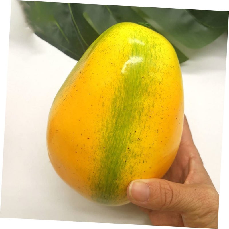 Realistic Papaya Fruit Model Home Decor Photography Prop Simulation Papaya Toy - Image 5