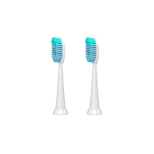 TAO Clean Sonic Electric Toothbrush Replacement Heads (2-Pack) – Whitening Head – Replacement Heads for The TAO Clean Electric Toothbrush and Docking Station - Image 1