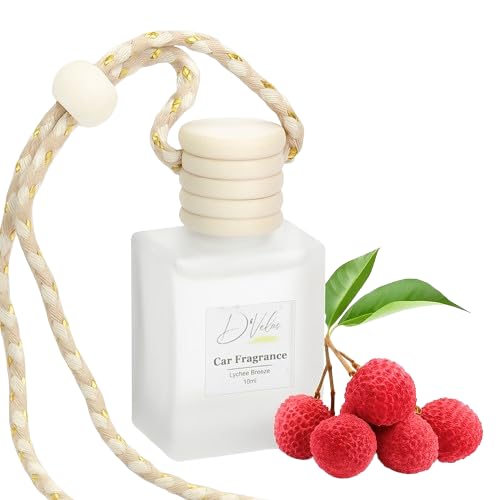 D'Velas D’Velas™ 40ml Car Freshener Diffuser Set– Long-Lasting Upto 120 Days | Lychee Breeze | No Paraben | 10ml Wooden Lid Bottle with 30ml Refill | Perfume Diffuser | Odor Eliminator for Car Interior - Image 1