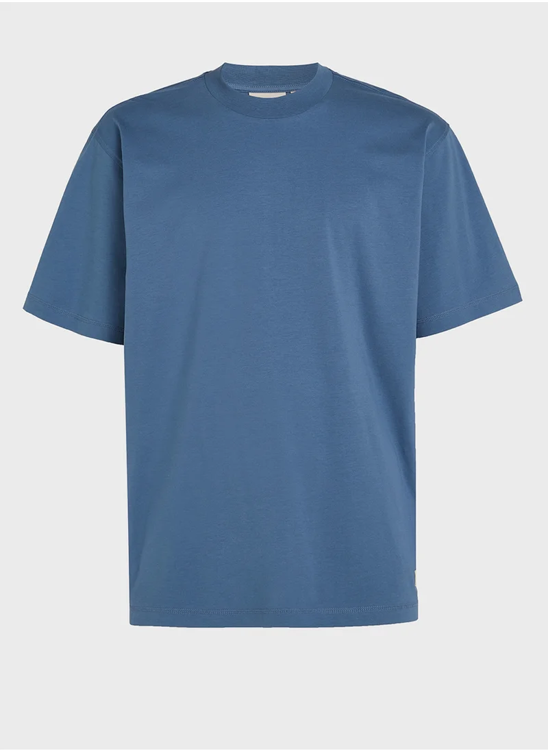 كالفن كلاين جينز Logo Print Crew Neck T-Shirt