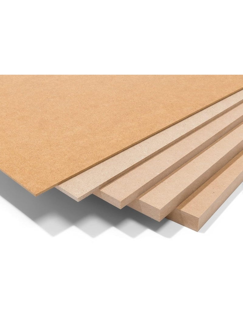 ABBASALI Plain MDF Wood Sheets 60cmX80cm for Crafts Engraving Painting Interior Design Plain MDF Board for DIY Projects Pack Of 6Pcs With Gloves,Goggle,5pcs Mask & Wood Saw (18mm) - Image 3