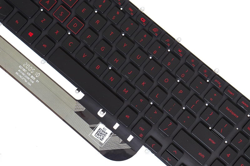 LeFix US Red Backlit Keyboard Frameless(Without Frame) Replacement Compatible with DELL G3(3779),G3(3590),G3(3579),G5(5587),G5(5590),G7(7790) -Red Print - Image 4