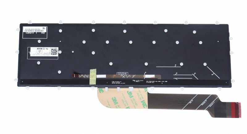 LeFix US Red Backlit Keyboard Frameless(Without Frame) Replacement Compatible with DELL G3(3779),G3(3590),G3(3579),G5(5587),G5(5590),G7(7790) -Red Print - Image 3