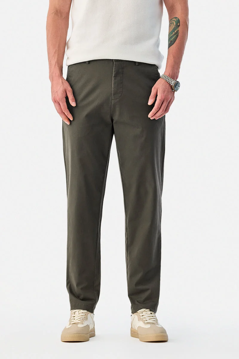 SNITCH Slim Fit Stretch Trousers