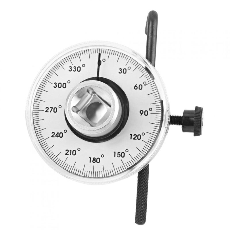 KIMISS 12 Inch Torque Wrench Angle Gauge Tool Drive Torque Wrench Gauge Car Angle Rotation Ratchet Measurement Tool Kit
