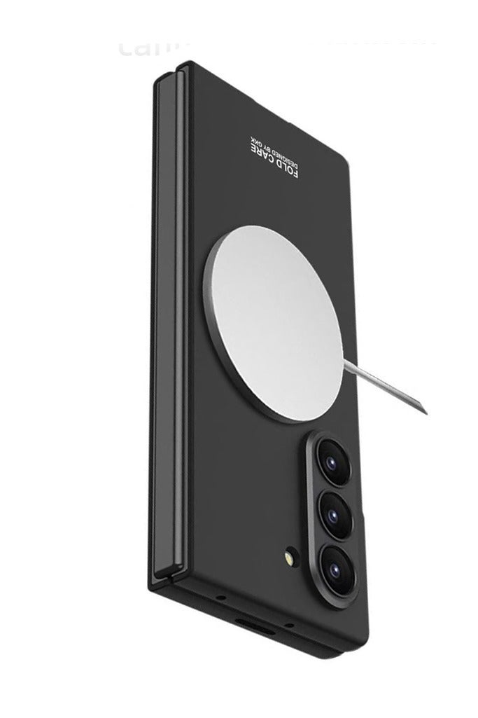 for Samsung Galaxy Z Fold 7 case, strong magnetic shock resistant and wear-resistant PC material hard case, foldable wireless charging film integrated protective cover - Image 2