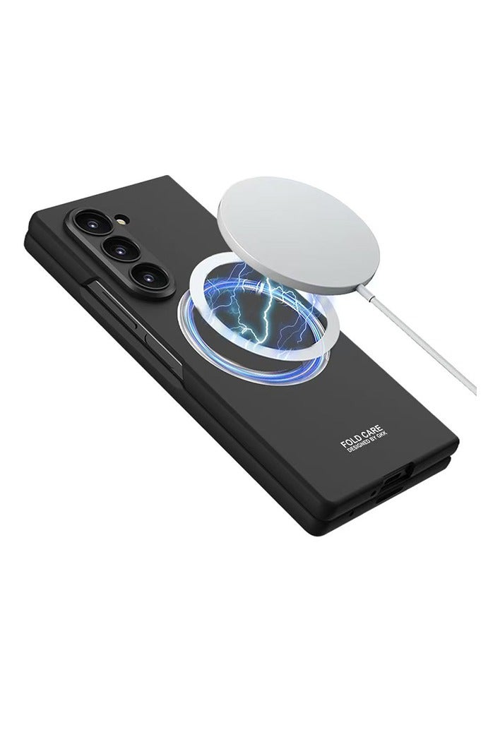 for Samsung Galaxy Z Fold 7 case, strong magnetic shock resistant and wear-resistant PC material hard case, foldable wireless charging film integrated protective cover - Image 3