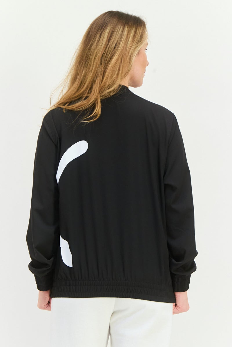 PUMA Women Sportswear Fit Long Sleeves Training Jacket, Black - Image 3