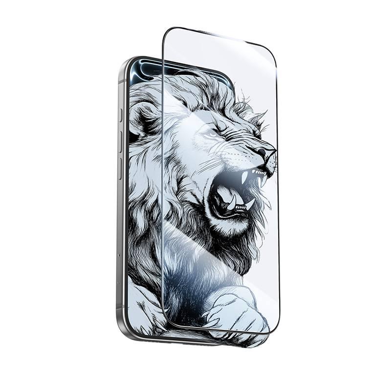 غطاء هاتف بGlass باللون شفاف لـ iPhone 15 / 15 Plus / 15 Pro / 15 Pro Max مع زجاج مقوى 9D وحماية الخصوصية مع مضاد للتجسس سهل الحمل للتخزين العملي خفيف الحمل - Image 1