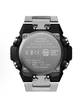 CASIO Casio GST-B400 series 200m waterproof solar Shi Ying movement stainless steel strap Japanese and Korean men's watch black dial. - view 4