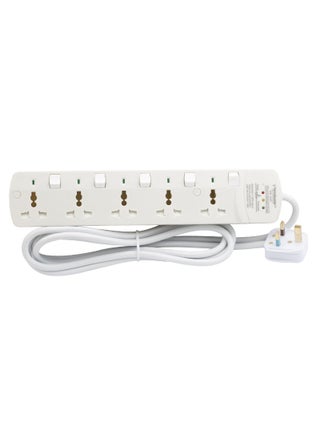 Extension 5G/3M Universal Socket With Surge Protection & Indicators TPB 5ASP DCL & ESMA Approved Terminator - pzsku/Z4ECE743043429401E808Z/45/_/1725341680/17701dc1-b1b4-461d-b54c-2f0957d0187f