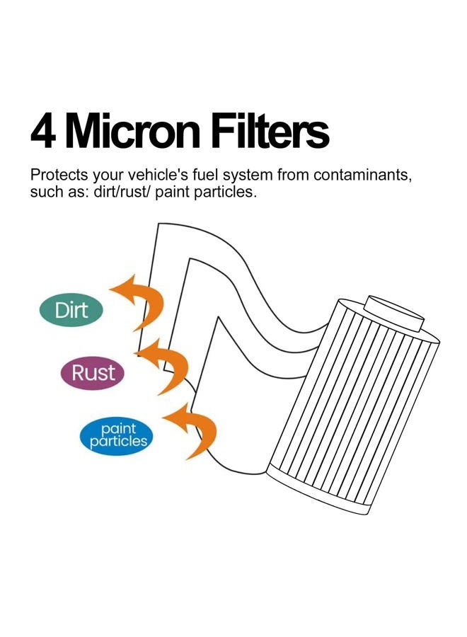RARAYC 2 Pack TP1015 Fuel Filter Compatible with 2017-2024 Chevy Cruze, Silverado, GMC, Sierra 6.6L & 3.0L Duramax Fuel Filter - Image 3