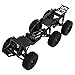 Pothyes Upgraded 6x6 88 Carbon Fiber Chassis Car Frame with Metal Axles Wheel Rims Low Center Gravity Chassis Refit Kit for RC Axial SCX24 6x6 Black - Image 2