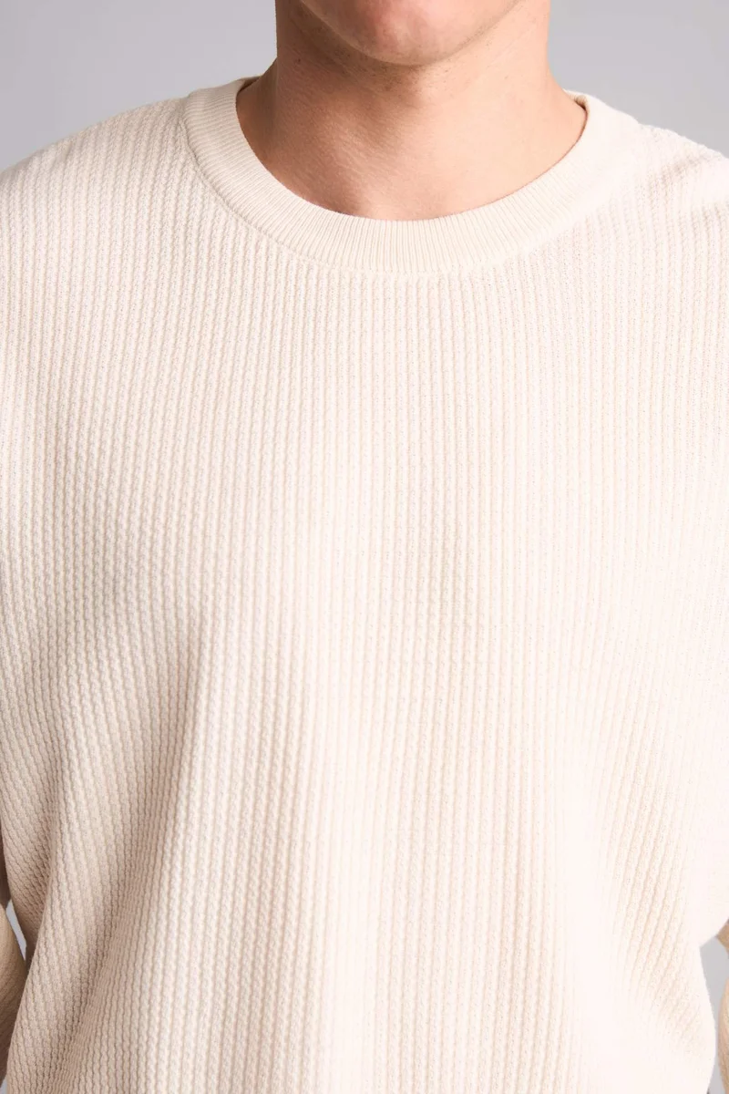 Defacto  Standard Fit Crew Neck Knitwear Pullover for Men | Best Price UAE