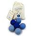 Friendsheep Eco Wool Pet Toy Ball Cat Ferret Small Dog Fair Trade Handmade in Nepal EcoFriendly 100 Wool 6Pack Balls x6 True Blue - Image 3