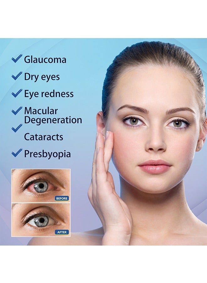 إيلهو 10 قطرات العين الطبيعية غير مشحم ، الملحق التغذية العين ، وتخفيف التعب العين ، وجعل العين تبدو أكثر إشراقا - Image 4