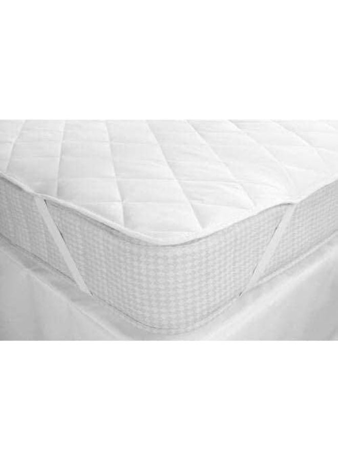 Harmony Home Satin Mattress Protector – Space Pattern (White) | King Size 180 × 190 × 3 cm | Pack of 1 - Image 4