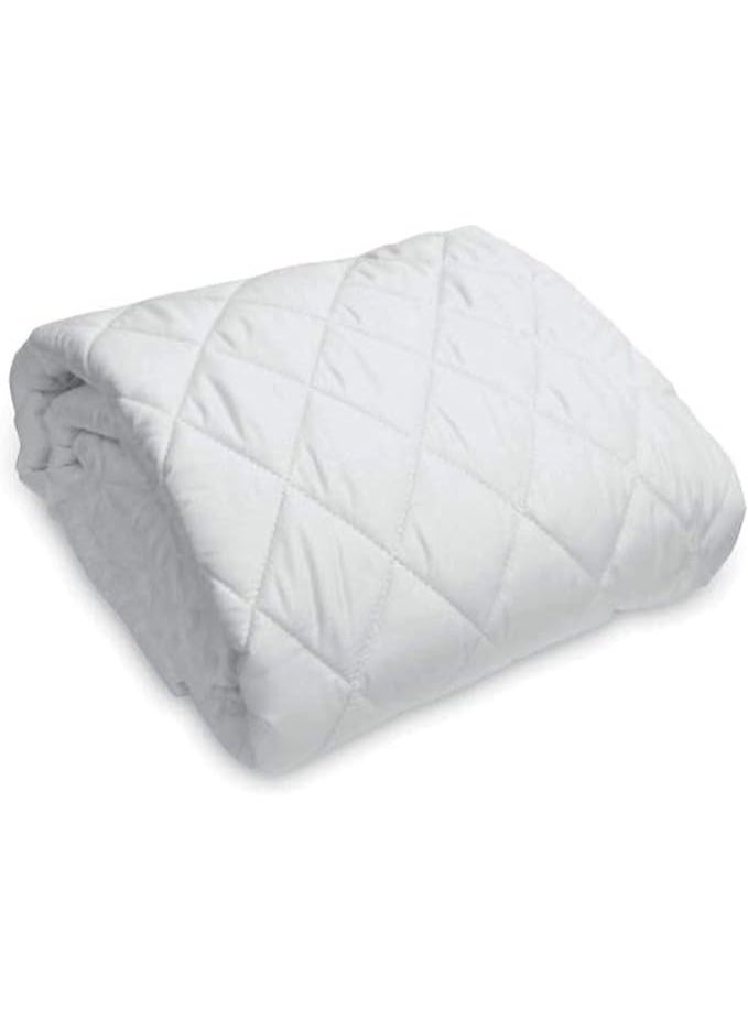 Harmony Home Satin Mattress Protector – Space Pattern (White) | King Size 180 × 190 × 3 cm | Pack of 1 - Image 2