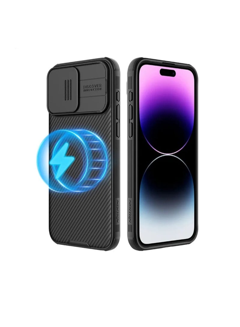 NILLKIN CAMSHIELD PRO MAGNETIC CASE APPLE IPHONE 15 PRO MAX BLACK - Image 2